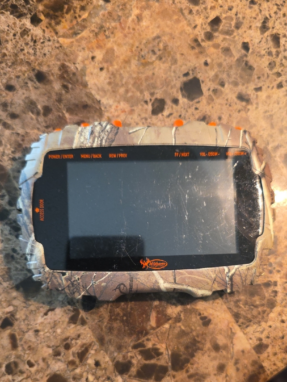 Cabela's Wildgame Card Reader with Realtree Camo and Orange Accents